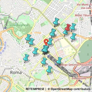 Mappa Via Gaeta, 00185 Roma RM, Italia (0.8695)