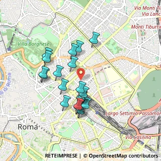 Mappa Via Gaeta, 00185 Roma RM, Italia (0.852)