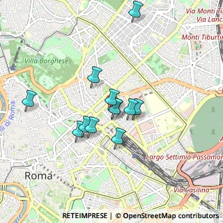 Mappa Via Gaeta, 00185 Roma RM, Italia (0.73333)