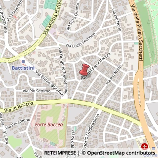 Mappa Via del Forte Boccea, 24, 00167 Roma, Roma (Lazio)