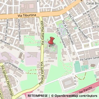 Mappa Via Galla Placidia, 63, 00159 Roma, Roma (Lazio)