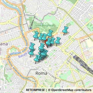 Mappa Via Sistina, 00187 Roma RM, Italia (0.5725)
