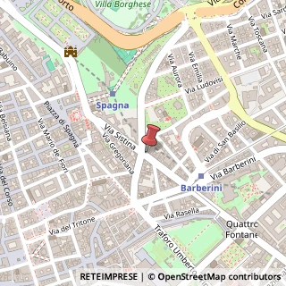 Mappa Via Sistina, 35, 00187 Roma, Roma (Lazio)