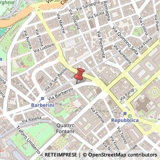 Mappa Via Barberini, 67, 00187 Roma, Roma (Lazio)