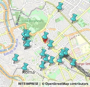 Mappa Via Barberini, 00100 Roma RM, Italia (1.076)