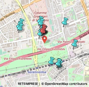 Mappa Via Federico Verdinois, 00159 Roma RM, Italia (0.4195)