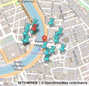 Mappa Ponte Cavour, 00186 Roma RM, Italia (0.192)