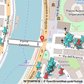 Mappa Ponte Cavour, 00186 Roma RM, Italia (0.1)