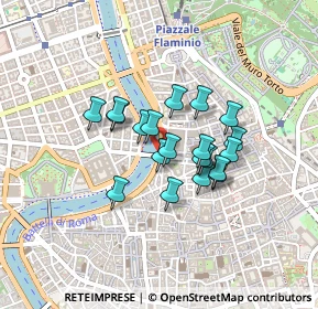 Mappa Ponte Cavour, 00186 Roma RM, Italia (0.3215)