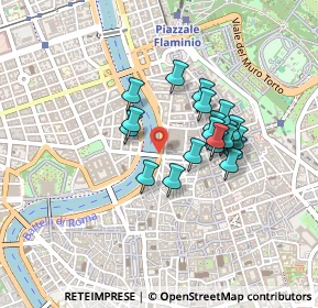 Mappa Ponte Cavour, 00186 Roma RM, Italia (0.35)