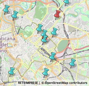 Mappa Viale Castro Pretorio, 00161 Roma RM, Italia (2.49333)