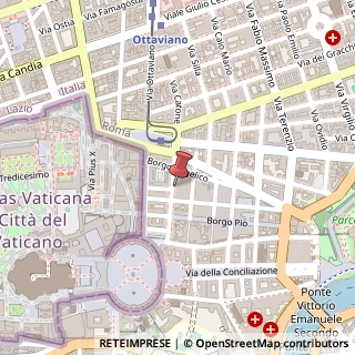 Mappa Via del Mascherino, 72, 00193 Roma, Roma (Lazio)