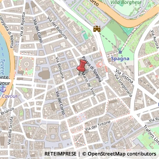 Mappa Via dei Condotti, 17-18-18/A, 00187 Roma, Roma (Lazio)