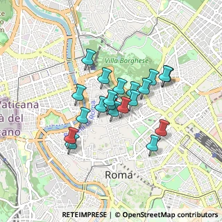 Mappa Via dei Condotti, 00187 Roma RM, Italia (0.681)