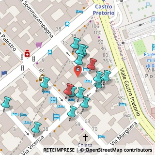 Mappa Via Villafranca, 00185 Roma RM, Italia (0.03125)