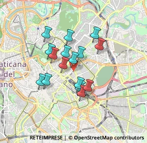 Mappa Via Villafranca, 00185 Roma RM, Italia (1.405)