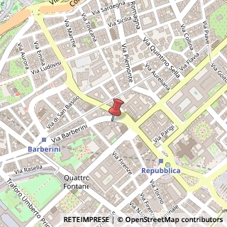 Mappa Via Barberini, 86, 00187 Roma, Roma (Lazio)