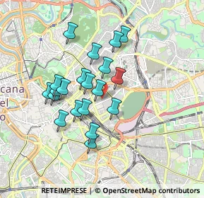 Mappa Sapienza Università di Roma, 00161 Roma RM, Italia (1.5805)