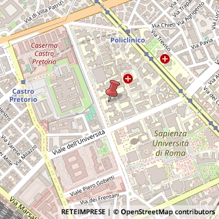 Mappa Viale del Policlinico, 155, 00161 Roma, Roma (Lazio)