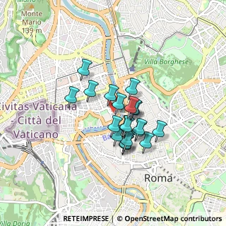 Mappa Via Luigi Calamatta, 00193 Roma RM, Italia (0.625)