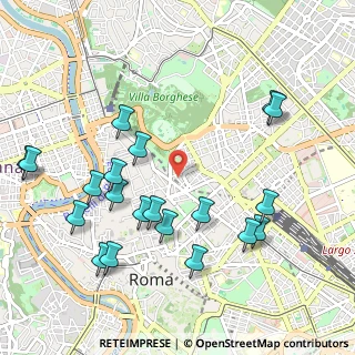 Mappa Via Mantova, 00187 Roma RM, Italia (1.2205)