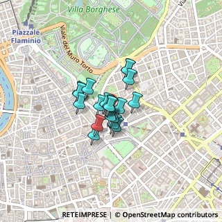 Mappa Via Mantova, 00187 Roma RM, Italia (0.2365)
