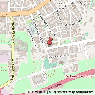 Mappa Via Riccardo Zampieri, 72, 00159 Roma, Roma (Lazio)