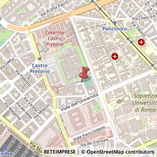 Mappa Via della Sforzesca,  1, 00185 Roma, Roma (Lazio)