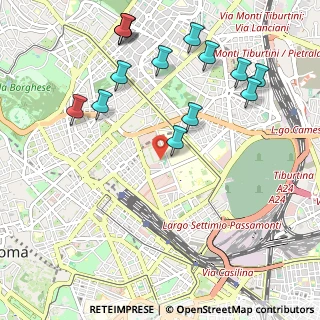 Mappa Via della Sforzesca, 00185 Roma RM, Italia (1.28929)