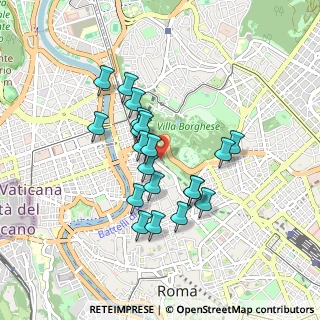 Mappa Piazza Bucarest, 00187 Roma RM, Italia (0.7755)