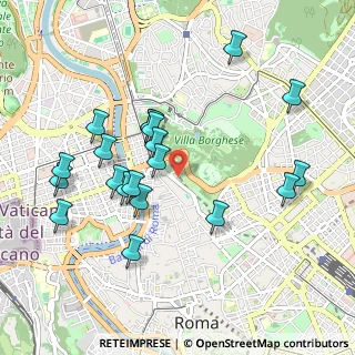 Mappa Piazza Bucarest, 00187 Roma RM, Italia (1.05)
