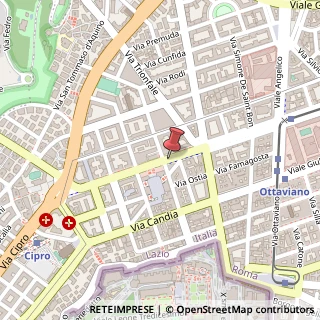 Mappa Via Andrea Doria,  37, 00192 Roma, Roma (Lazio)