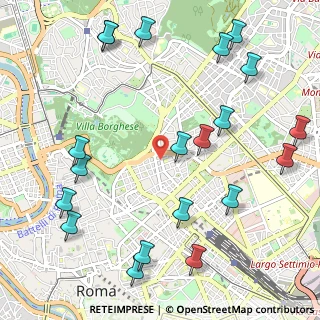 Mappa Via Romagna, 00187 Roma RM, Italia (1.4405)