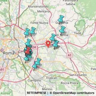 Mappa Via Nicola Saliola, 00132 Roma RM, Italia (7.8495)