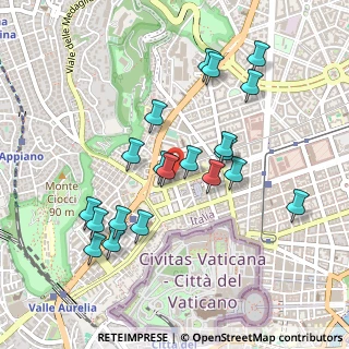 Mappa Via Tommaso Campanella, 00195 Roma RM, Italia (0.487)