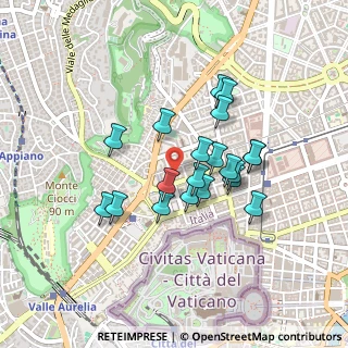 Mappa Via Tommaso Campanella, 00195 Roma RM, Italia (0.377)