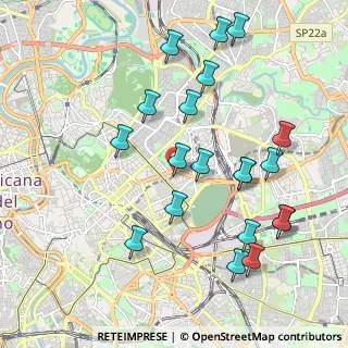 Mappa Via Forlì, 00100 Roma RM, Italia (2.2735)