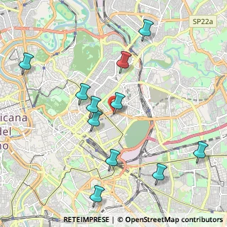 Mappa Via Forlì, 00100 Roma RM, Italia (2.33909)