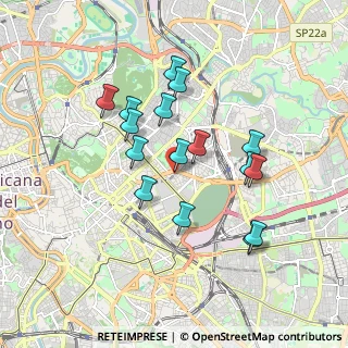 Mappa Via Forlì, 00100 Roma RM, Italia (1.70125)