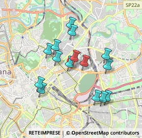 Mappa Via Forlì, 00100 Roma RM, Italia (1.71)