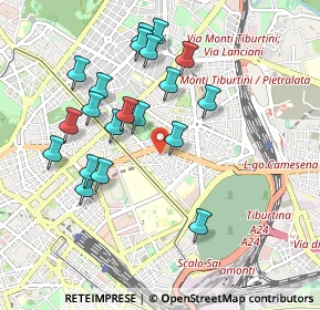 Mappa Via Como, 00161 Roma RM, Italia (0.986)