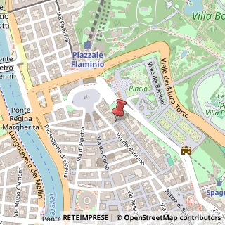 Mappa Via Margutta, 1b, 00187 Roma, Roma (Lazio)