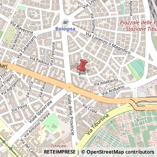 Mappa Via di Sant'Ippolito,  15, 00162 Roma, Roma (Lazio)
