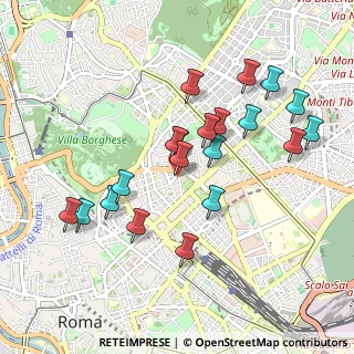 Mappa Via Sicilia, 00198 Roma RM, Italia (0.9725)