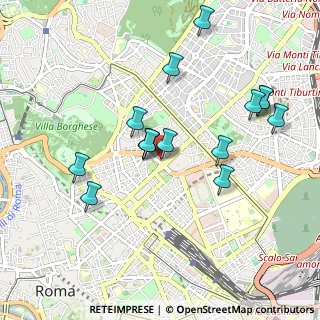 Mappa Corso d'Italia, 00187 Roma RM, Italia (0.97133)