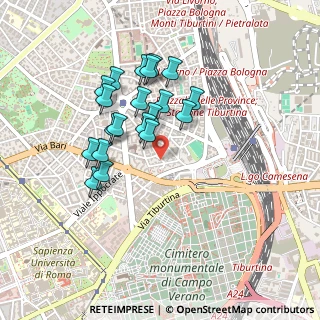 Mappa Via Ariberto da Intimiano, 00162 Roma RM, Italia (0.4165)