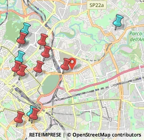 Mappa Via Tiburtina, 00100 Roma RM, Italia (2.95286)