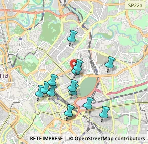 Mappa Via Udine, 00161 Roma RM, Italia (1.88571)