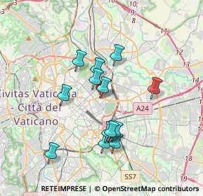 Mappa Via Udine, 00161 Roma RM, Italia (3.31923)