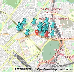 Mappa Via Udine, 00161 Roma RM, Italia (0.6155)